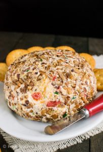 Roasted Red Pepper Cheese Ball