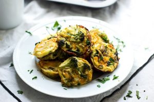 Spinach Mushroom & Broccoli Frittatas