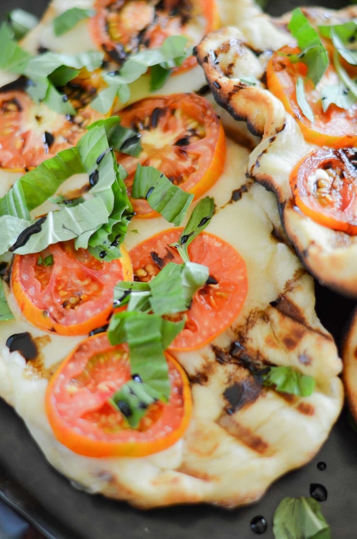 Grilled Caprese Pizza