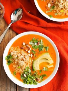 Carrot Soup With Red Curry