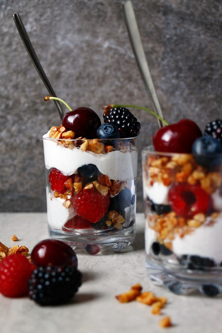 Paleo Granola Berry Parfait