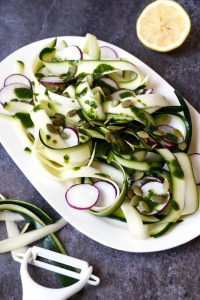 Shaved Zucchini Salad With Cilantro Dressing