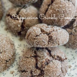 Cappuccino Crinkle Cookies