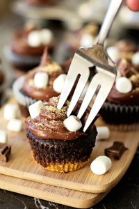 Decadent S'more Cupcakes