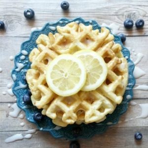 Lemon Poppyseed Waffles