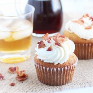 Maple Bacon Bourbon Cupcakes