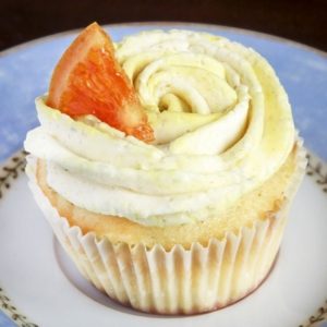 Orange Coriander Camomile Cupcakes