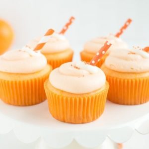 Orange Creamsicle Cupcakes