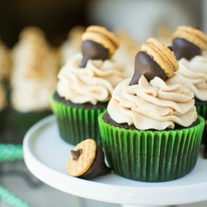 Peanut Butter Frosting Cupcakes