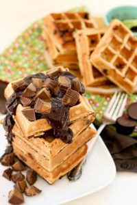Reese's Peanut Butter Chocolate Waffles