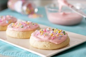 Soft Frosted Sugar Cookies
