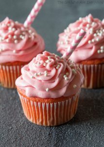 Strawberry Milkshake Cupcakes