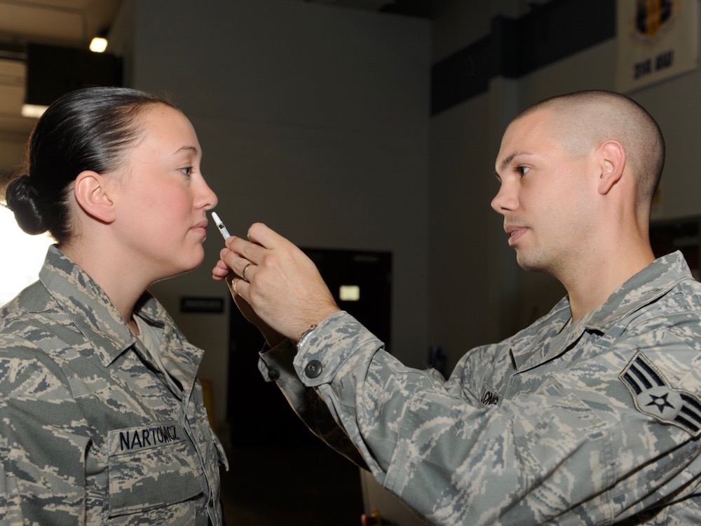 personnel test for cold, flu, and allergies