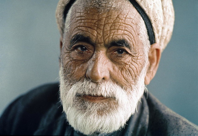 Elderly age of a man