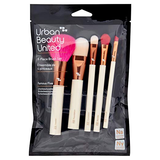 Urban Beauty United Famous Five 5 Piece Brush Kit