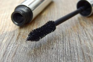 black mascara brush