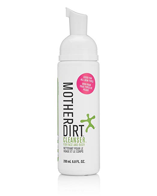 Mother Dirt Biome-Friendly Face & Body Cleanser, Makeup Remover, Preservative-Free, Natural Skin Care (Family Size)