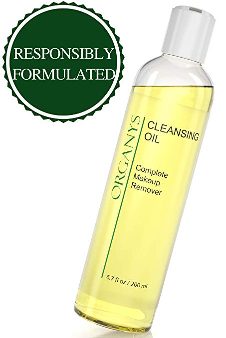 Organys Cleansing Oil & Makeup Remover Best Natural Anti Aging Gentle Daily Face Wash Deep Cleanser