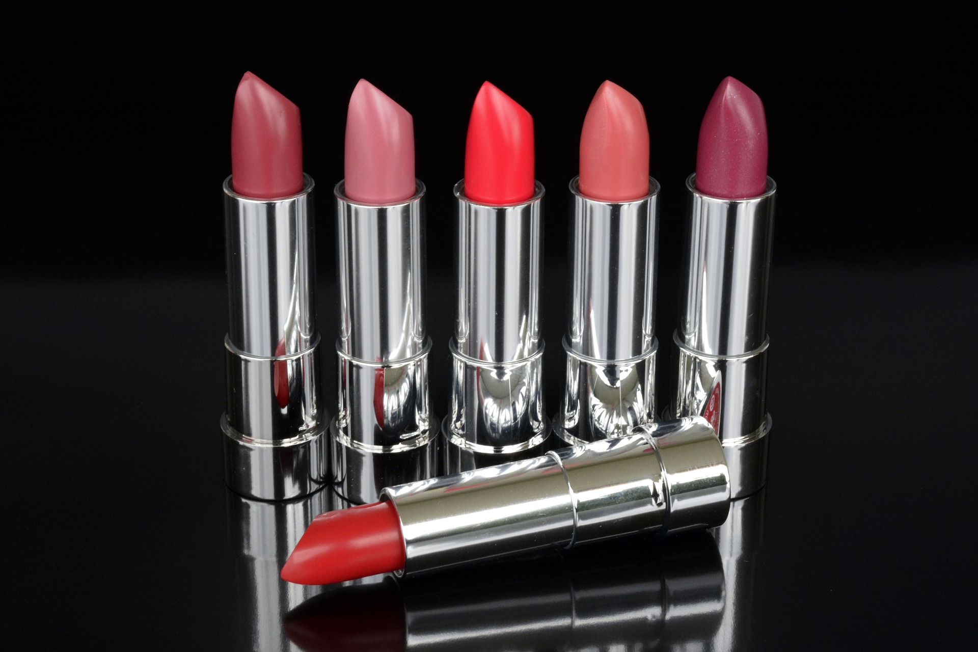 Lipsticks in different colors