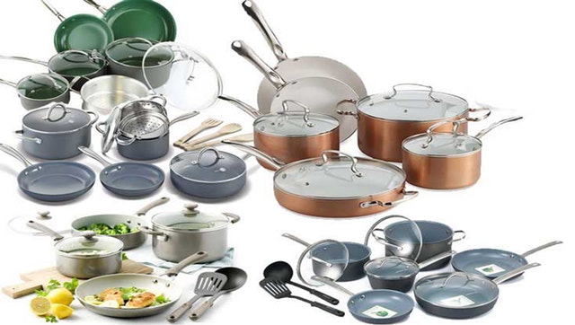 different kinds  ceramic cookware